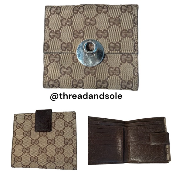 Gucci Handbags - VGUC Vintage Gucci Guccissima Eclipse Wallet